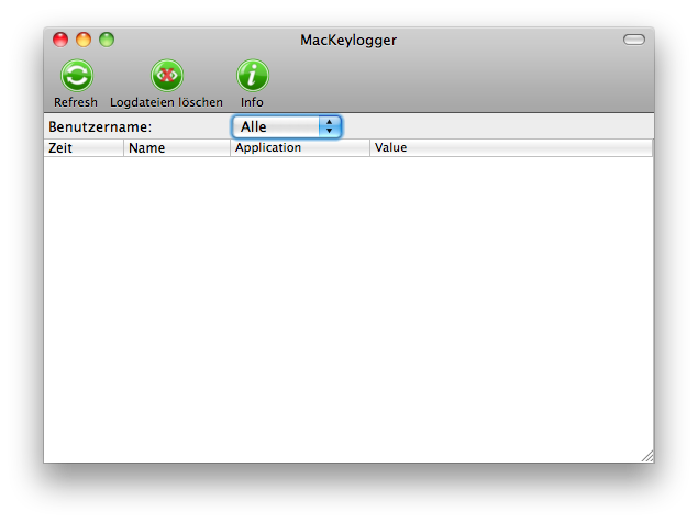 Mac Keylogger Dialogbox
